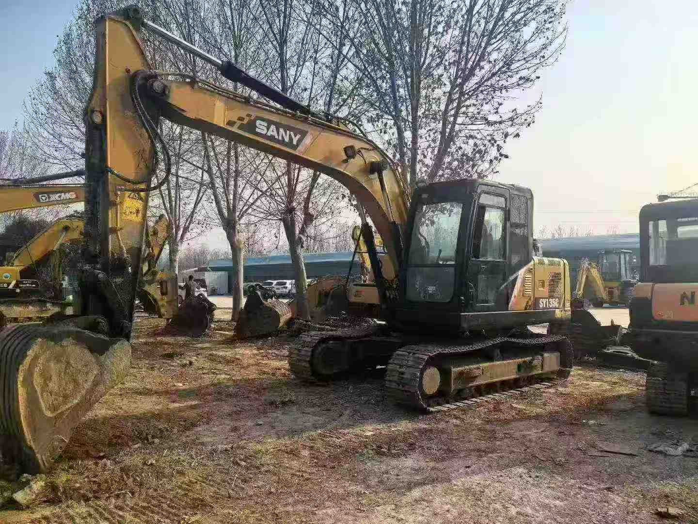 Buy Sany SY135 Used Excavator / 4 Used Sany SY135 Excavator 2018 Model / 4