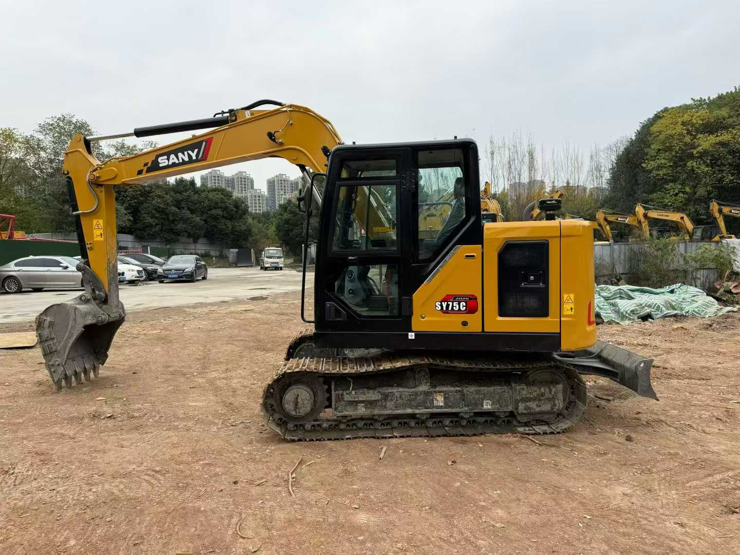 Buy Sany SY75 Used Excavator / 3 Used Sany SY75 Excavator 2025 Model / 3