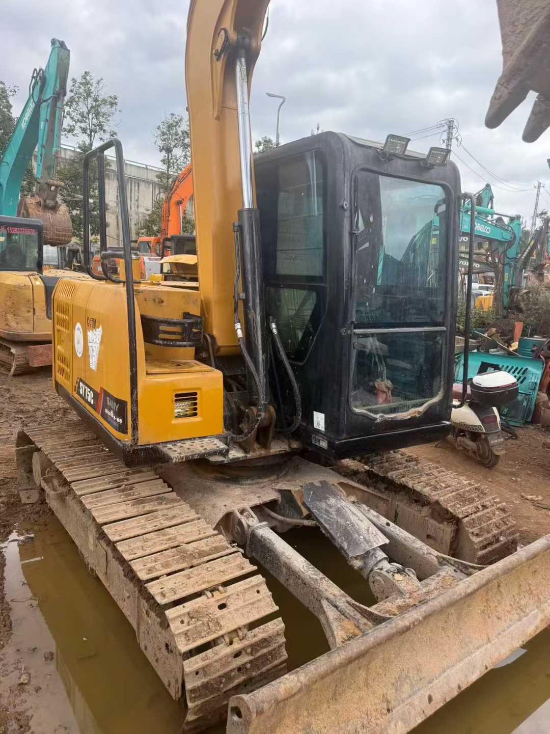 Buy Sany SY75 Used Excavator / 9 Used Sany SY75 Excavator 2015 Model / 9