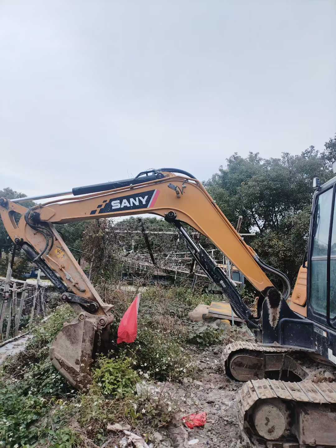 Buy Sany SY55 Used Excavator / 6 Used Sany SY55 Excavator 2021 Model / 6