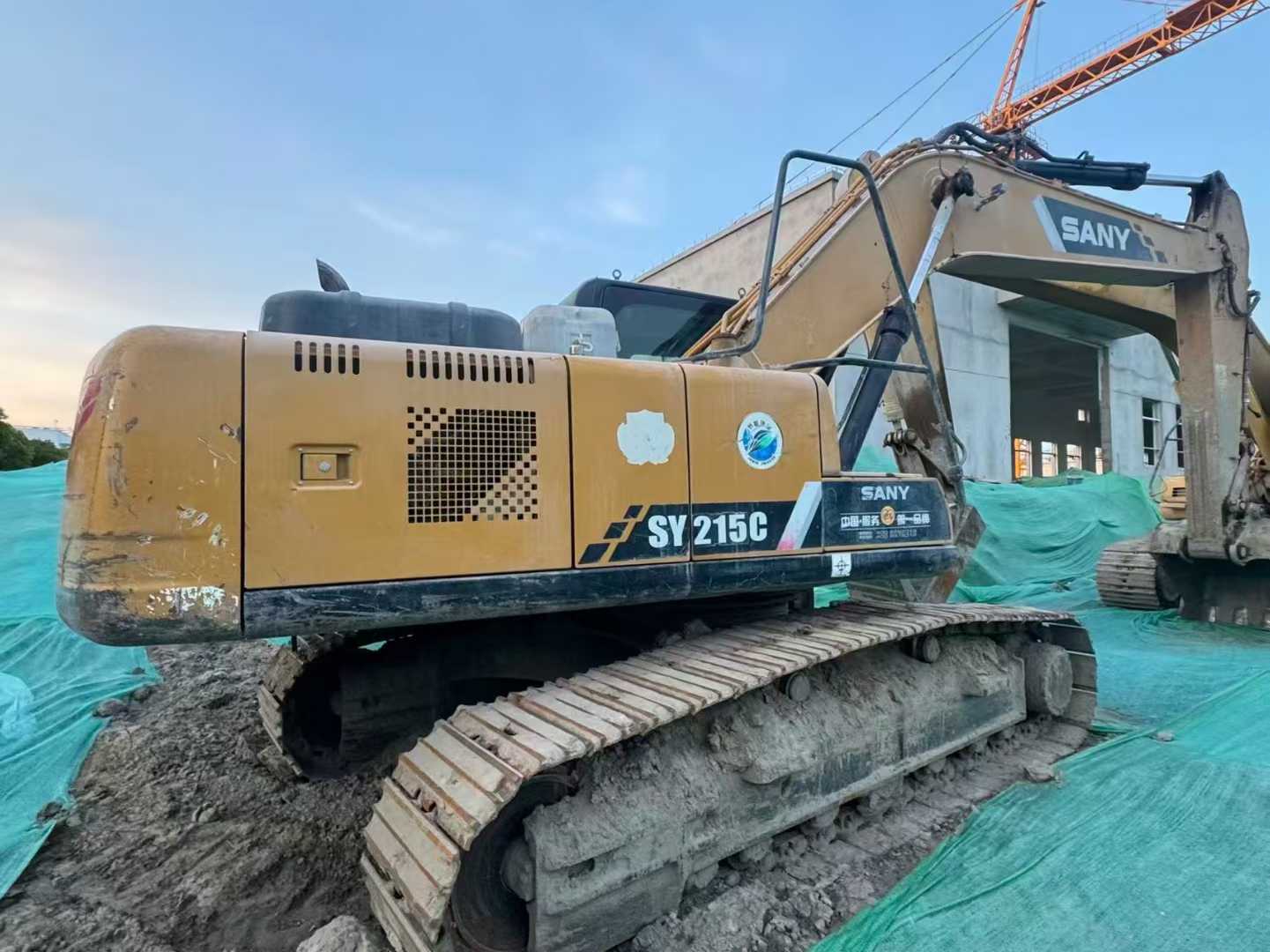 Used Sany SY215W Excavator 2019 Model / 2