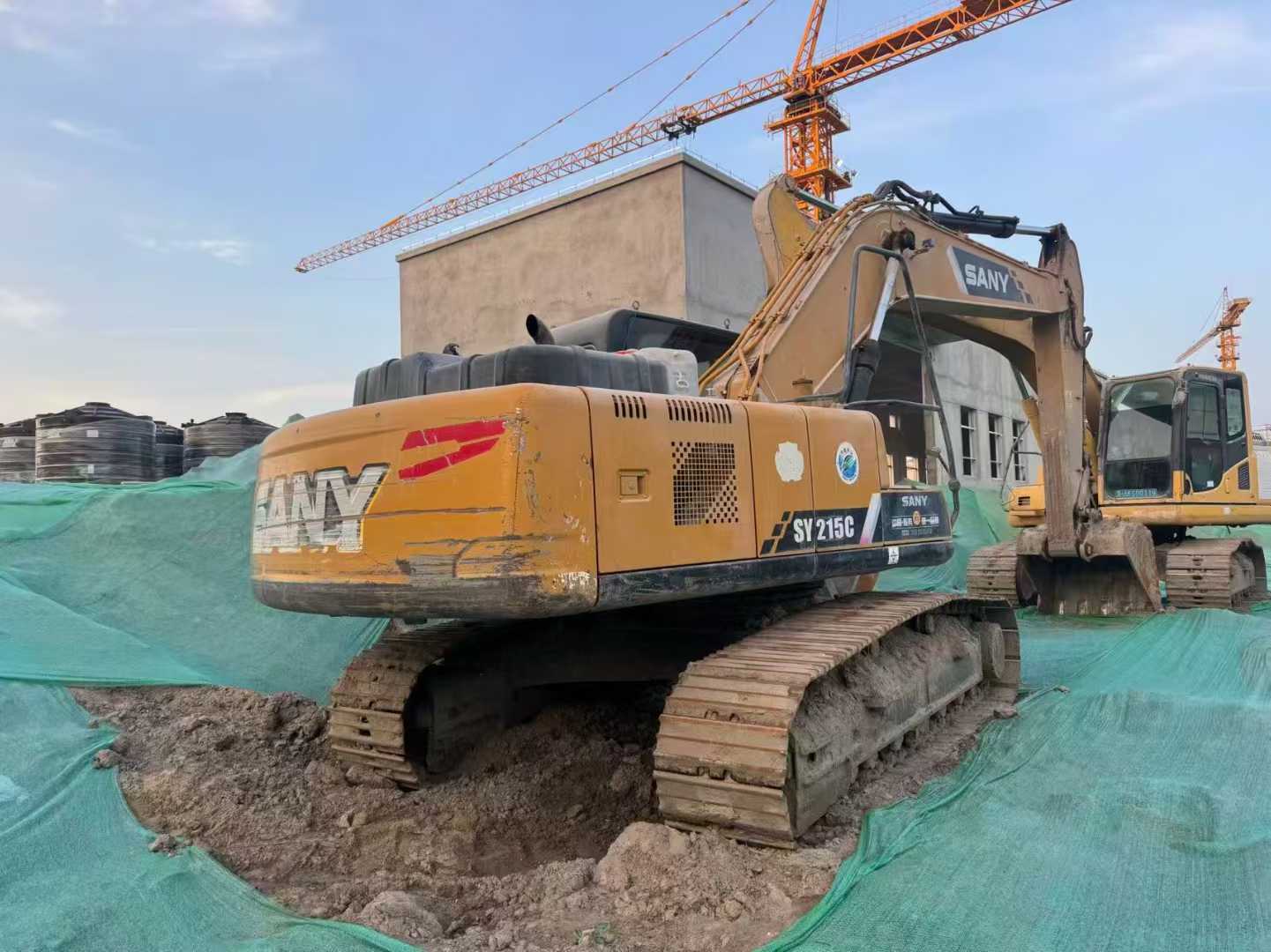 Used Sany SY215W Excavator 2019 Model / 8