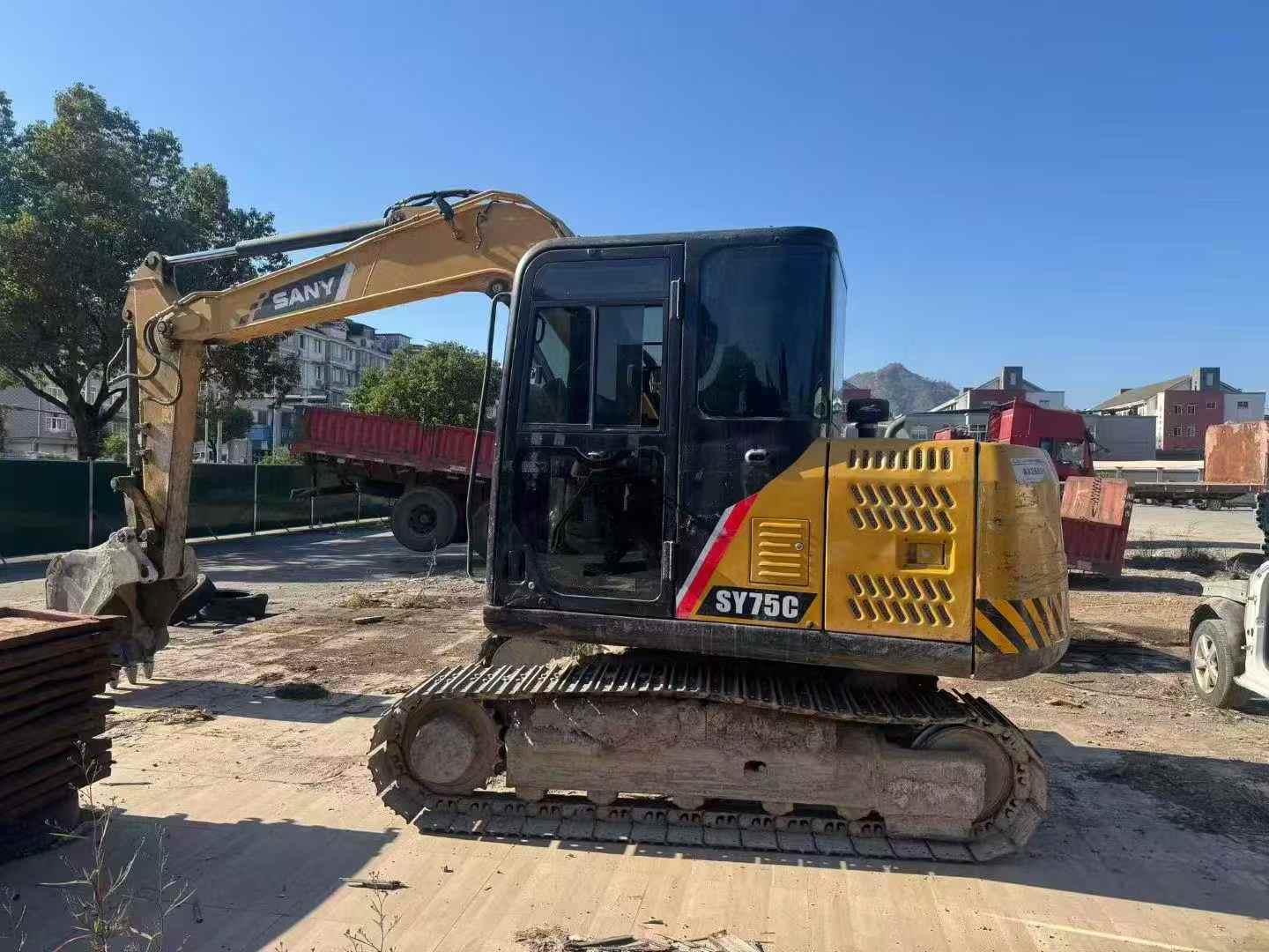Buy Sany SY75 Used Excavator / 3 Used Sany SY75 Excavator 2019 Model / 3