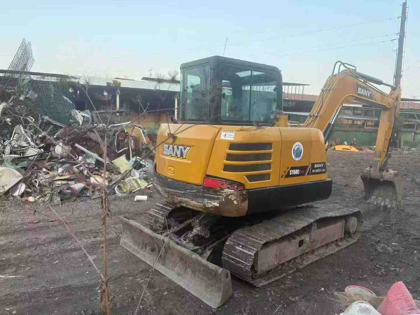 Buy Sany SY60 Used Excavator / 3 Used Sany SY60 Excavator 2021 Model / 3