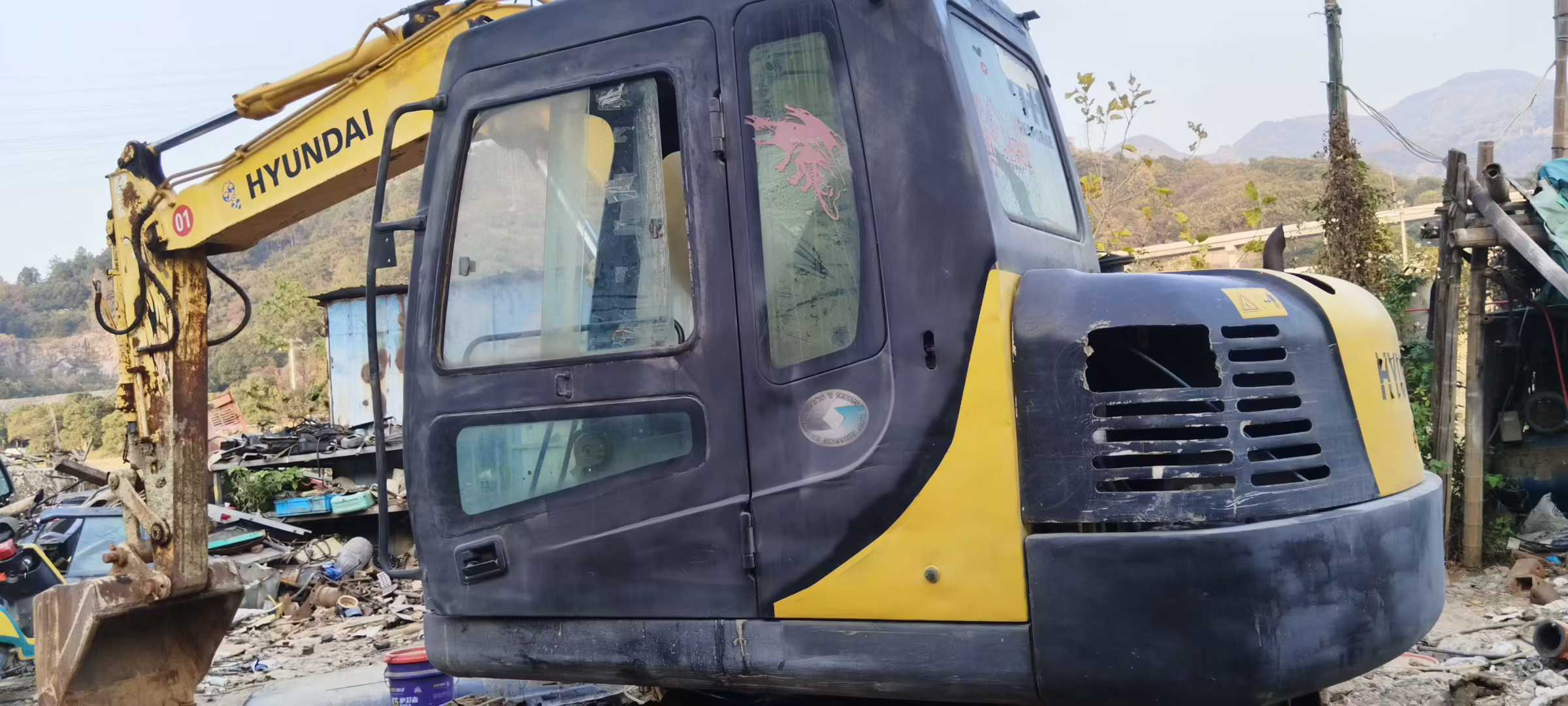 Used Hyundai R80WM/WH Excavator 2016 Model