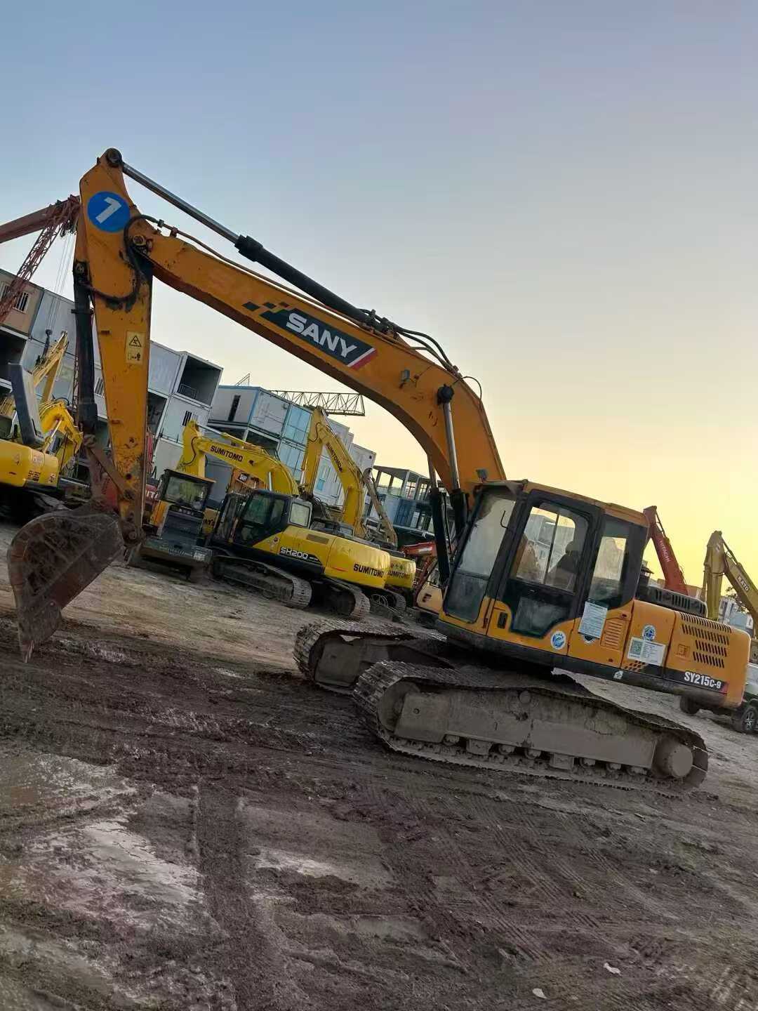 Used Sany SY215W Excavator 2016 Model / 2