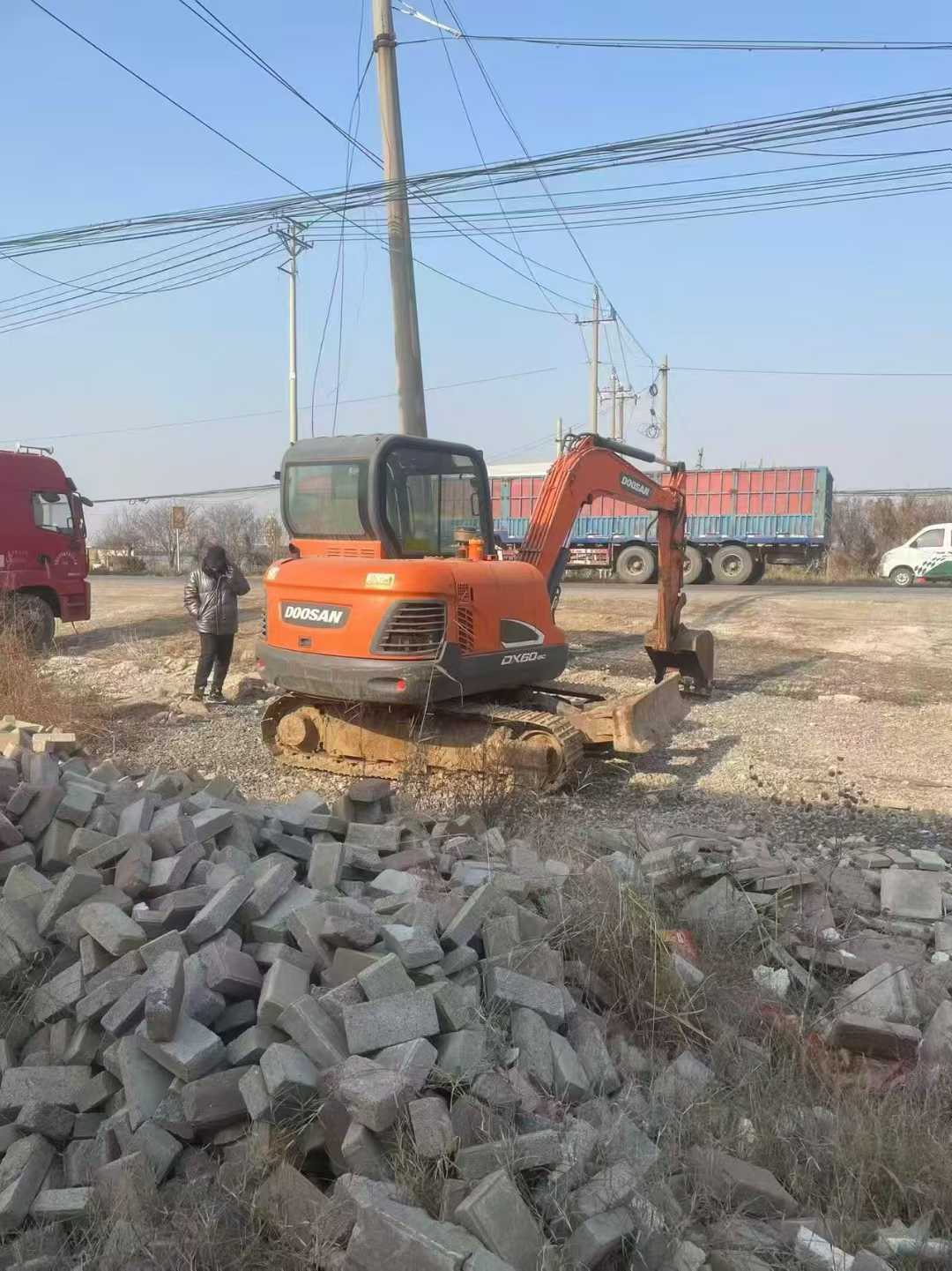 Used Doosan DX55W Excavator 2019 Model / 4