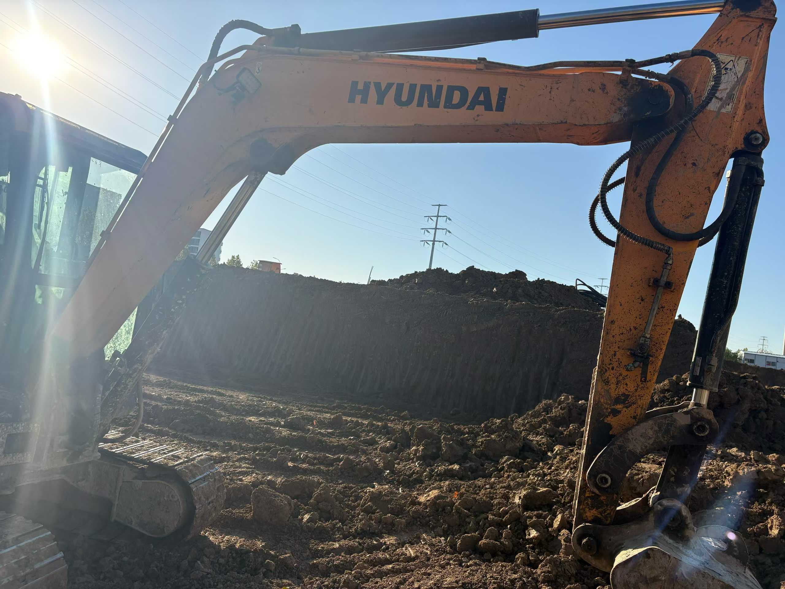 Used Hyundai HX60 Excavator 2018 Model / 8
