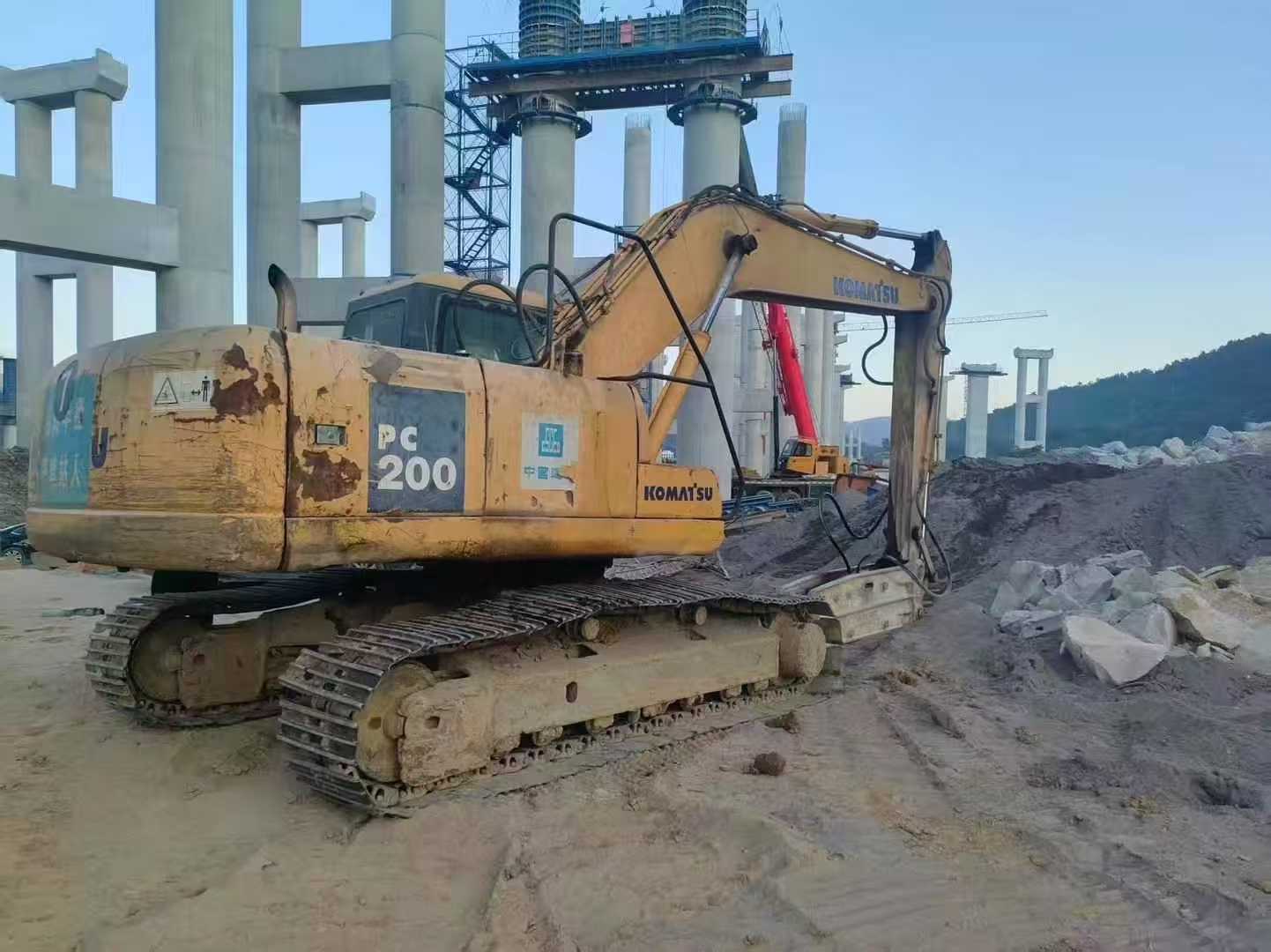 Used Komatsu PW200-7 Excavator 2016 Model / 5
