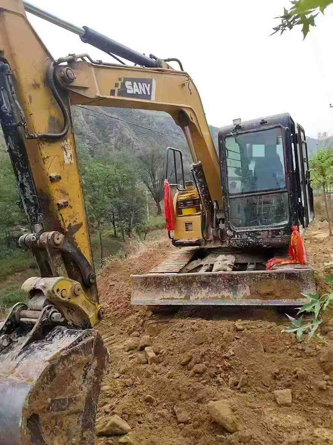 Used Sany SY75 Excavator 2018 Model / 2