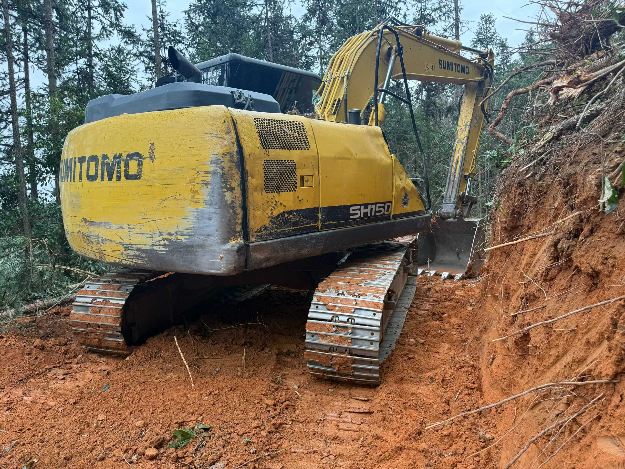 Used Sumitomo SH130-6 Excavator 2016 Model / 2