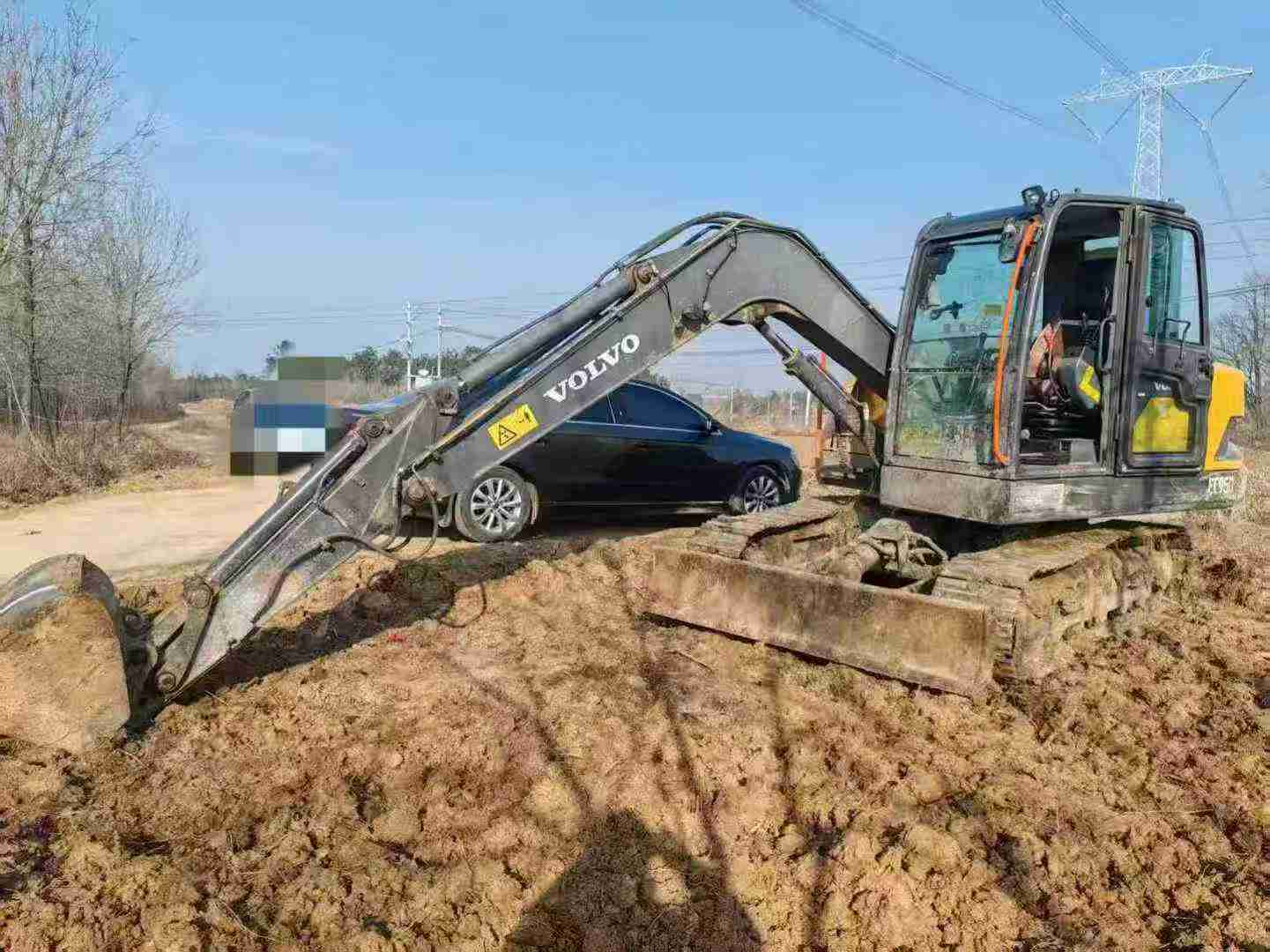 Used Volvo EC75DAG Excavator 2020 Model / 9