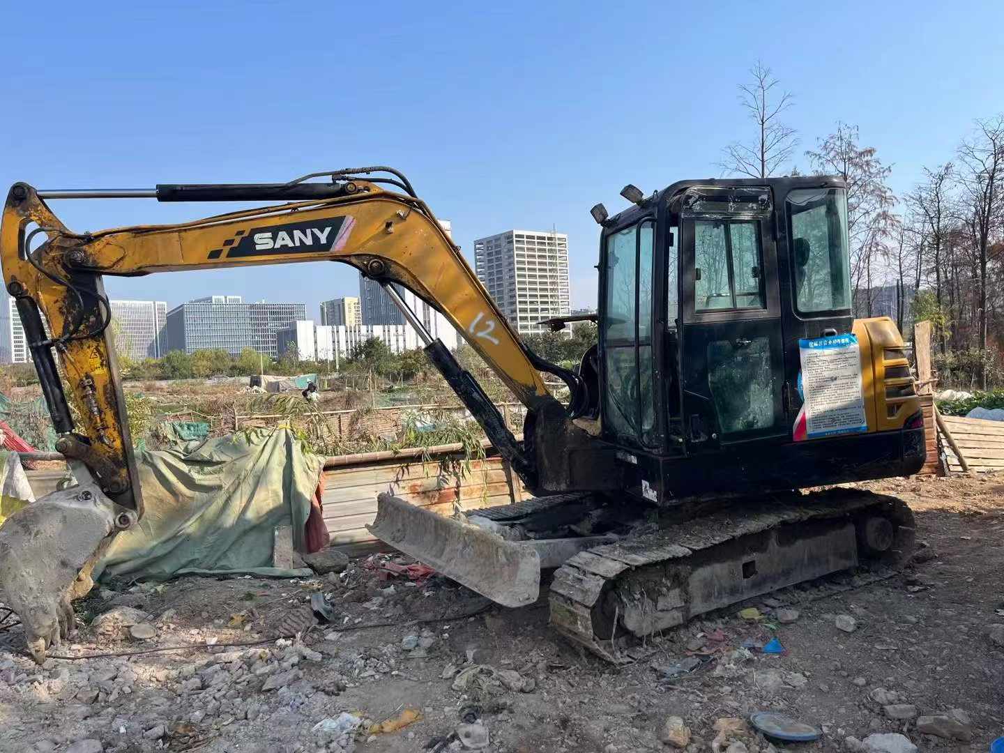 Used Sany SY55 Excavator 2020 Model / 3