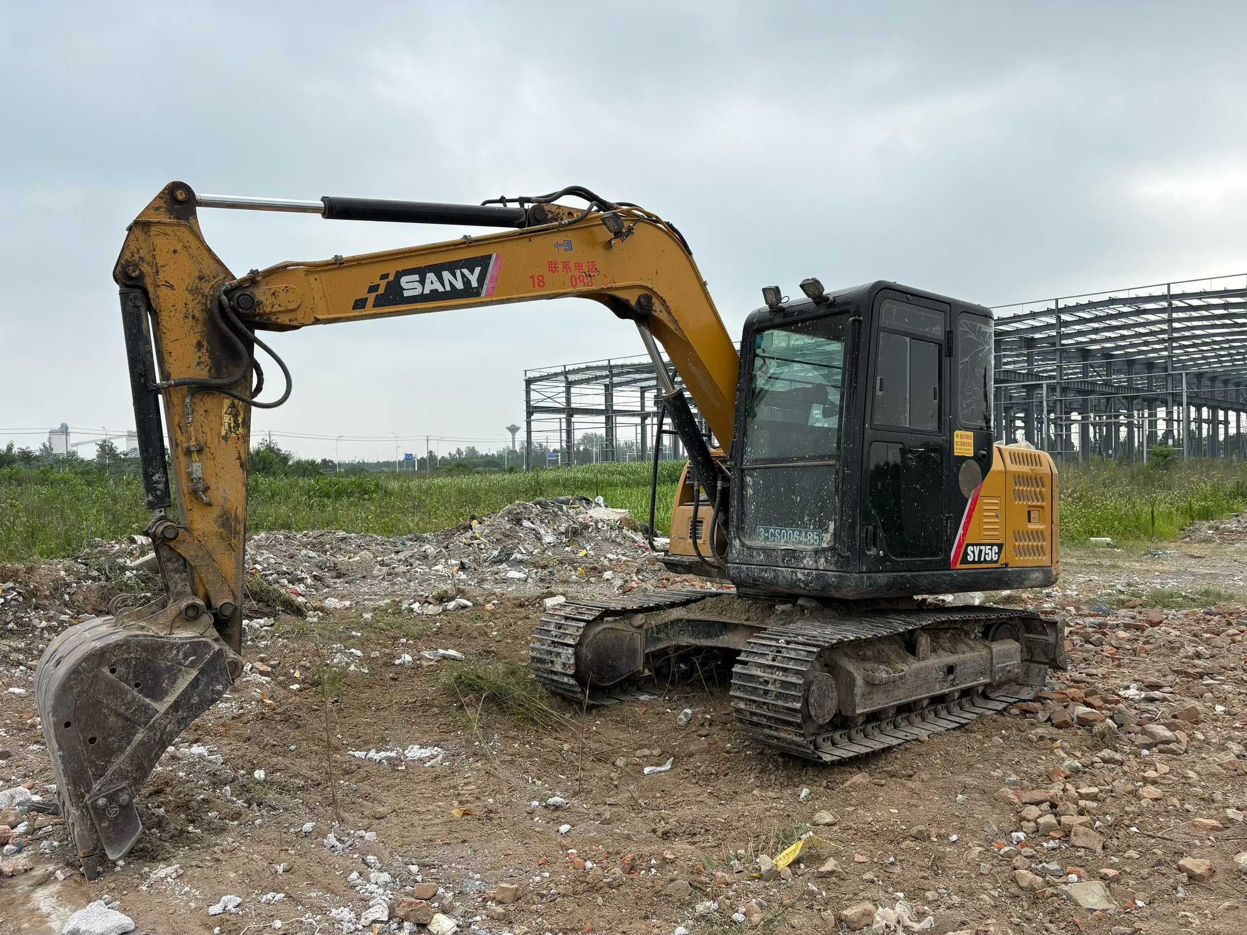 Used Sany SY75 Excavator 2020 Model