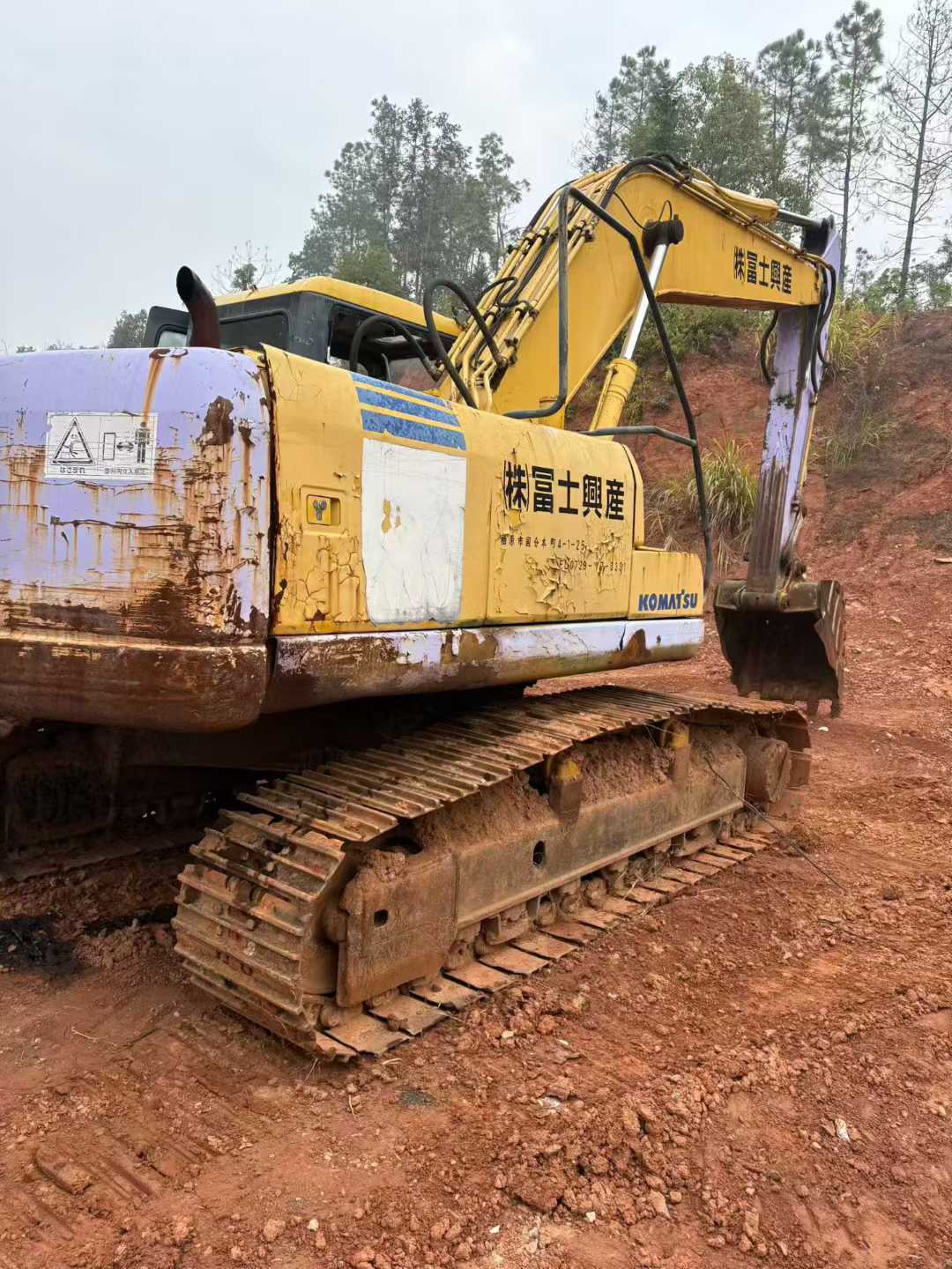Used Komatsu PW200-7 Excavator 2016 Model