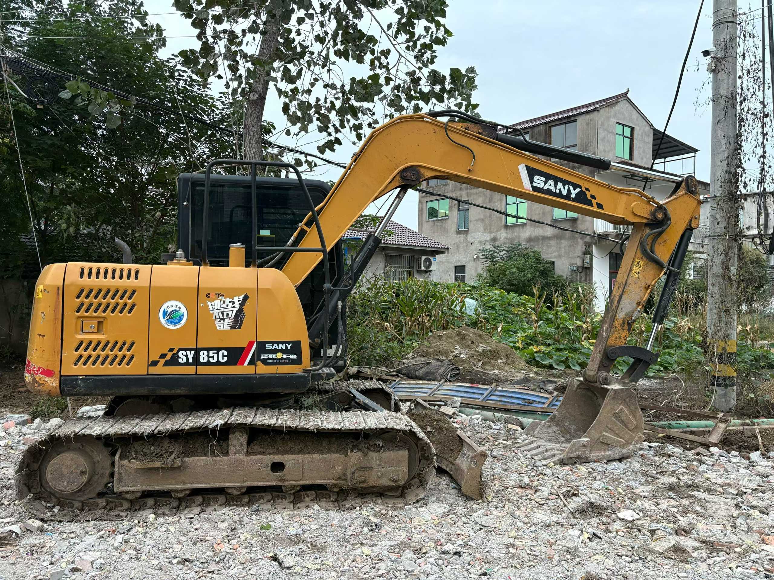 Used Sany SY75 Excavator 2019 Model / 3