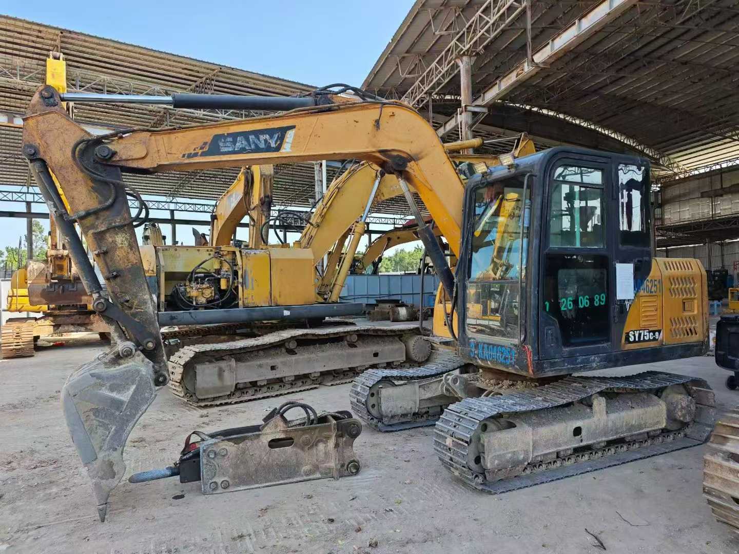 Used Sany SY75 Excavator 2016 Model / 3