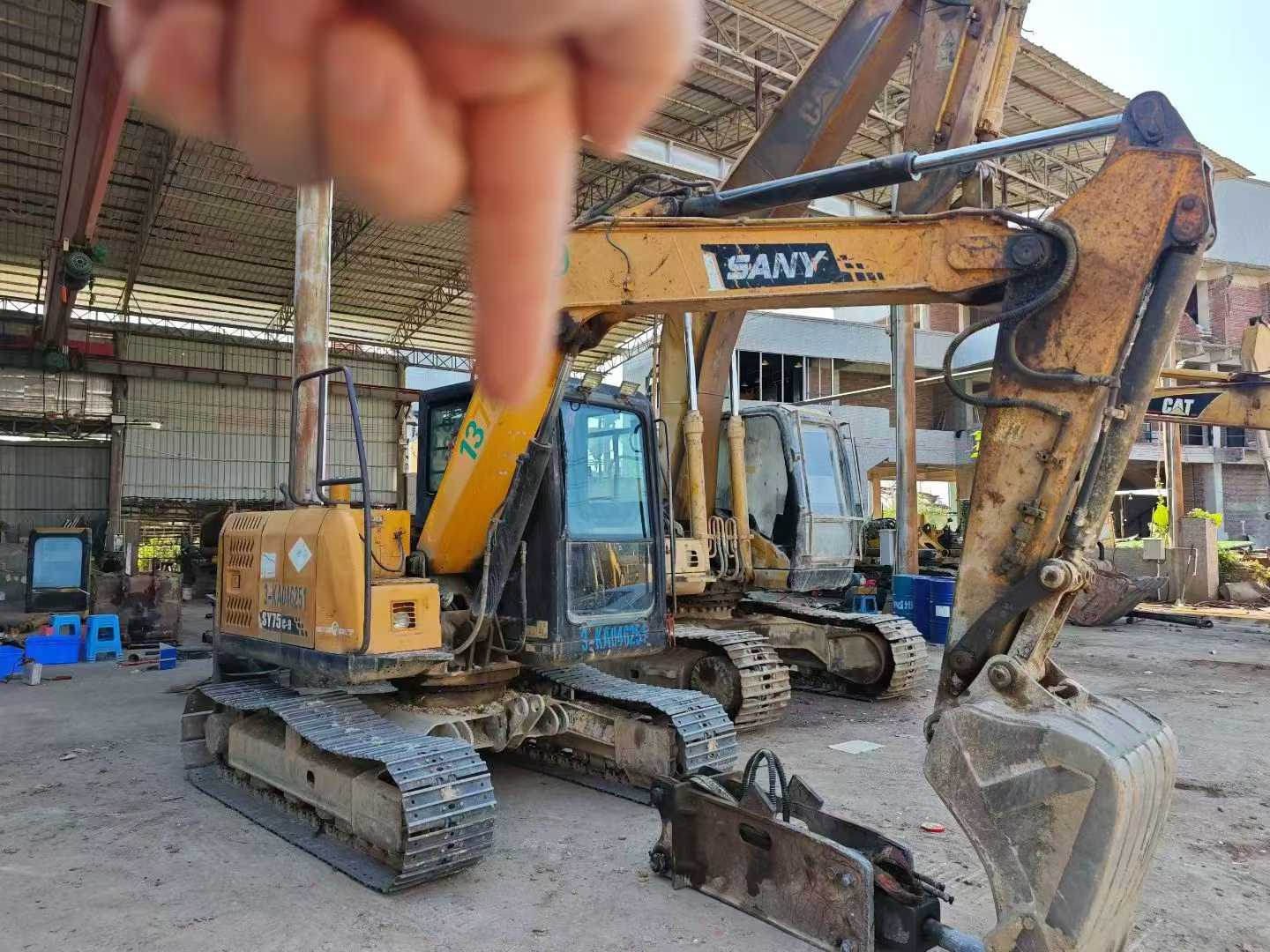 Used Sany SY75 Excavator 2016 Model / 2