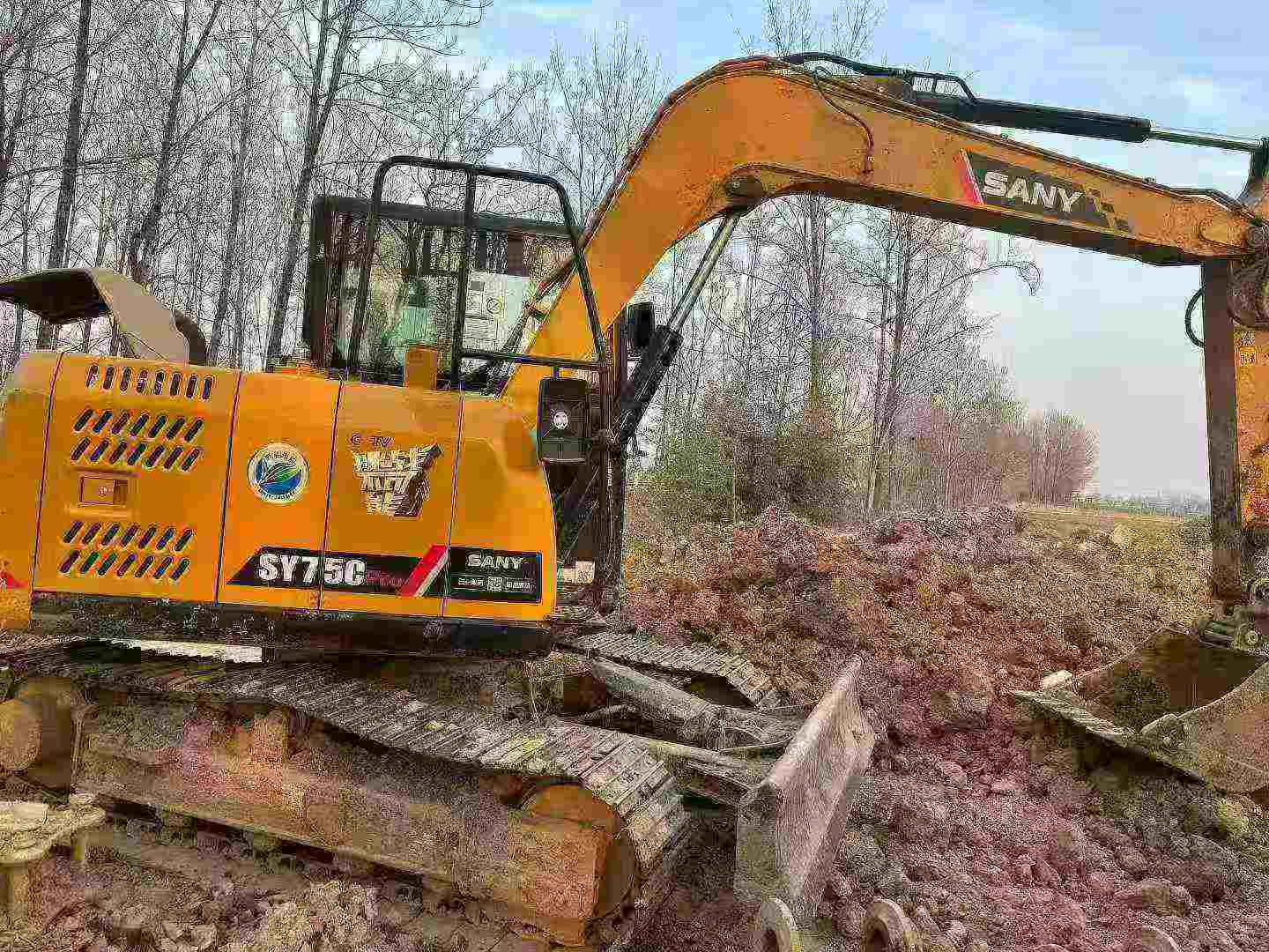 Used Sany SY75 Excavator 2022 Model