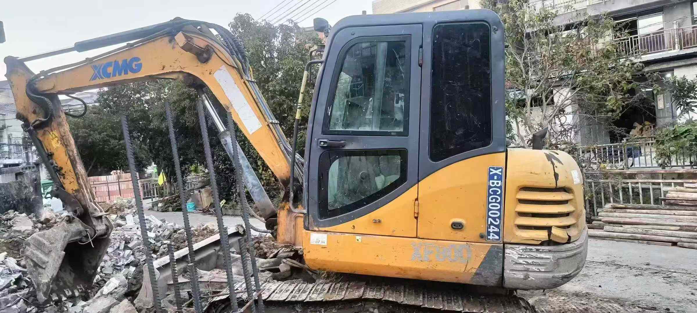 Used XCMG XE55U Excavator 2017 Model / 7
