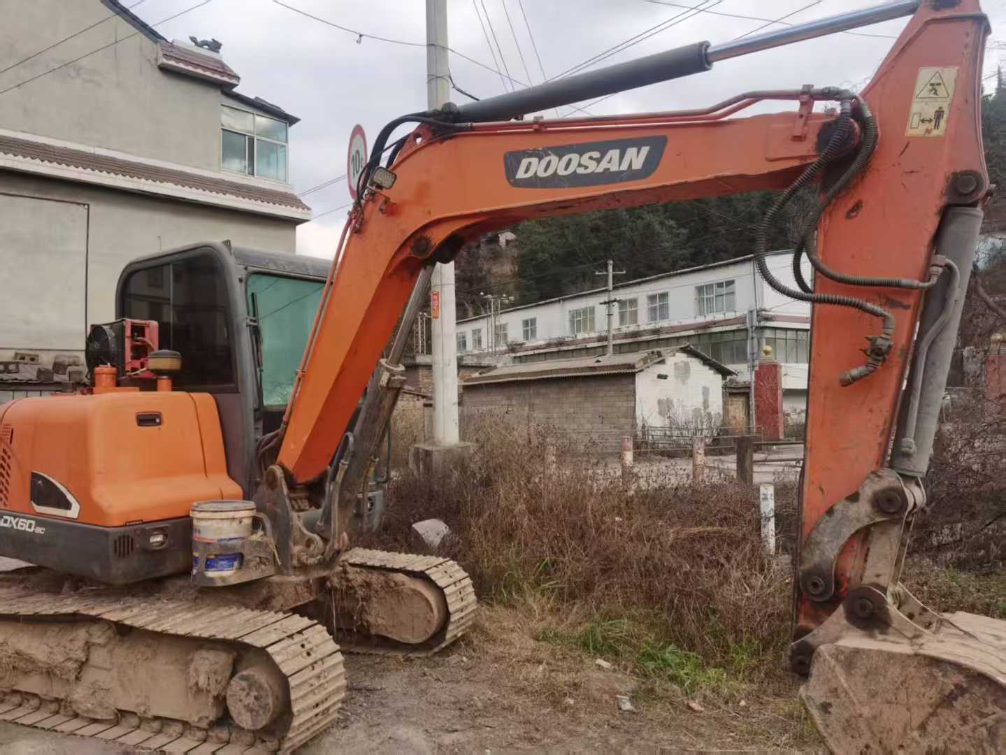 Used Doosan DX55W Excavator 2017 Model / 2