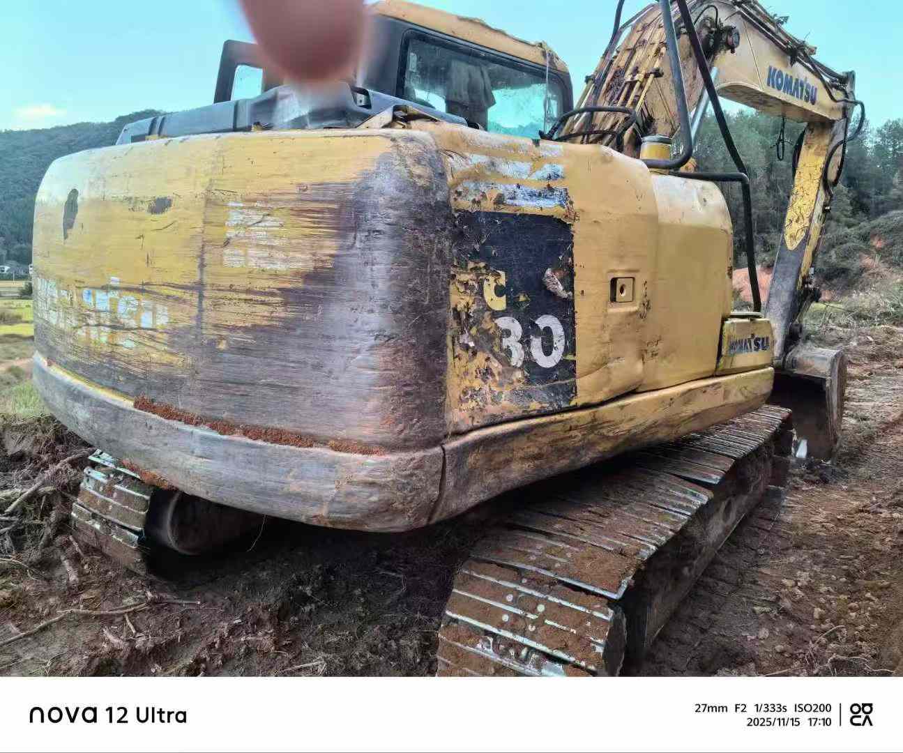 Used Komatsu PC30-7 Excavator 2016 Model / 2