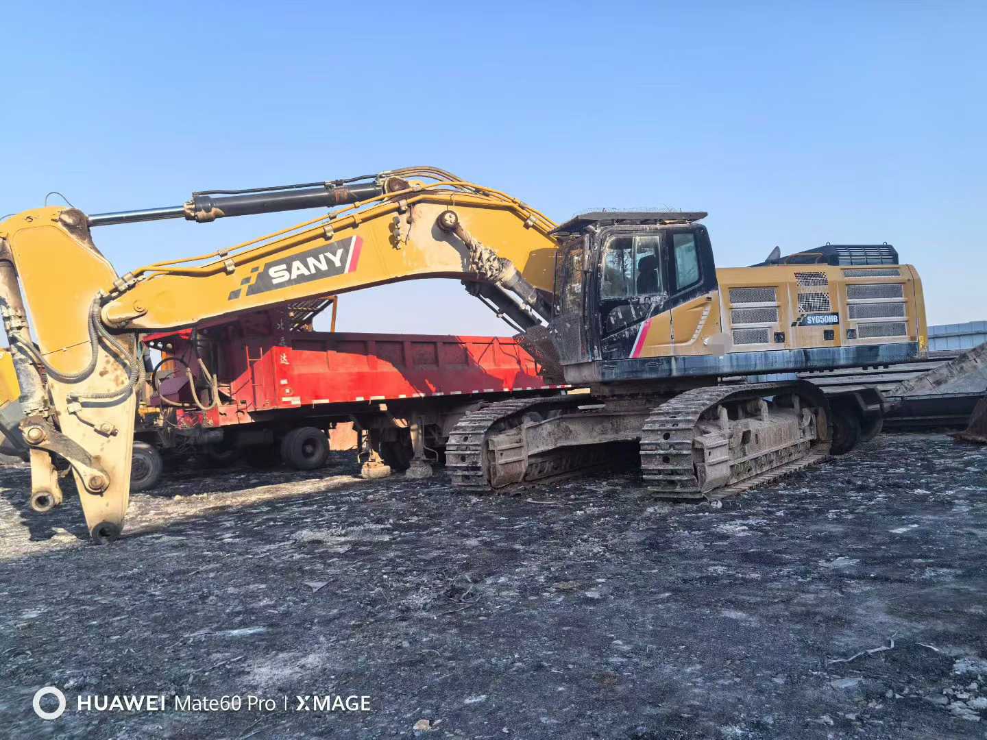 Used Sany SY650H Excavator 2021 Model / 2